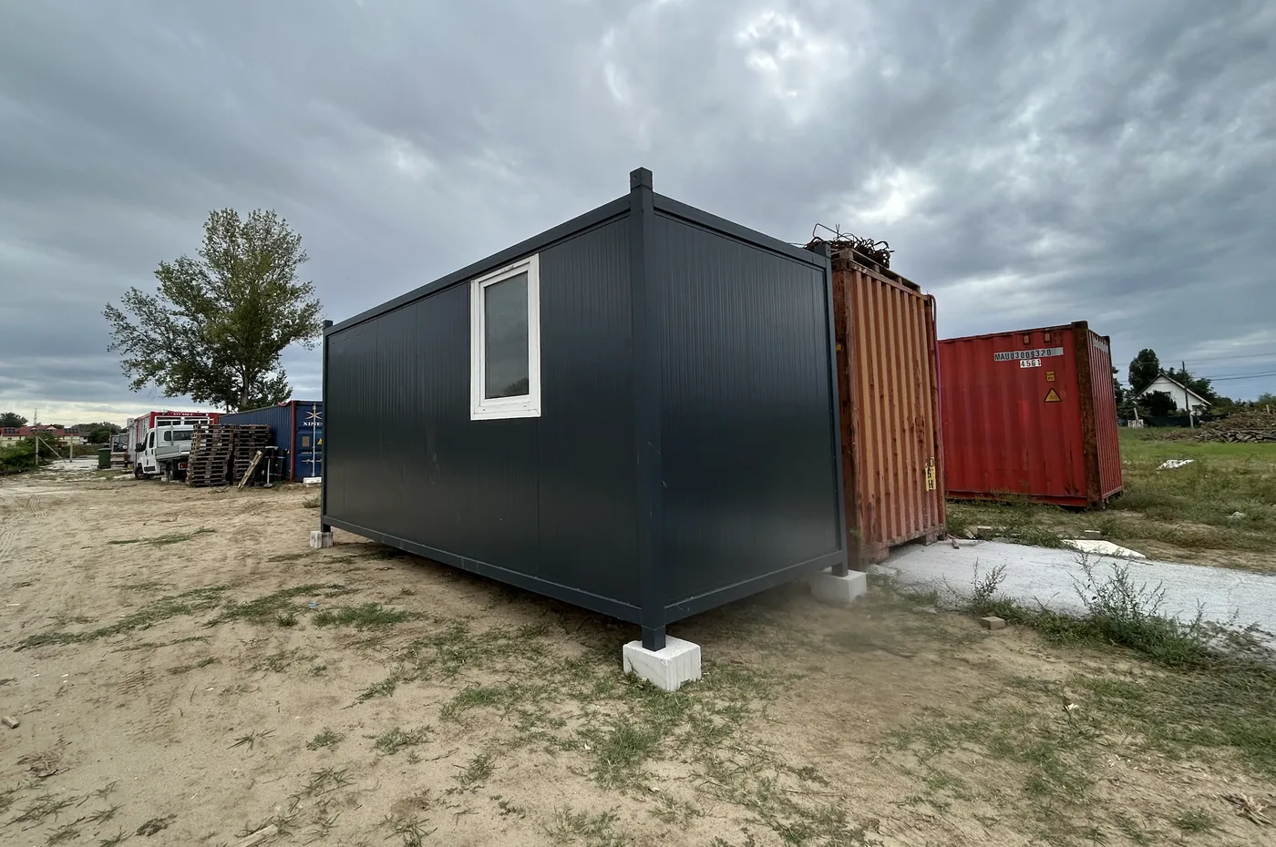 Irodakonténer külső nézet